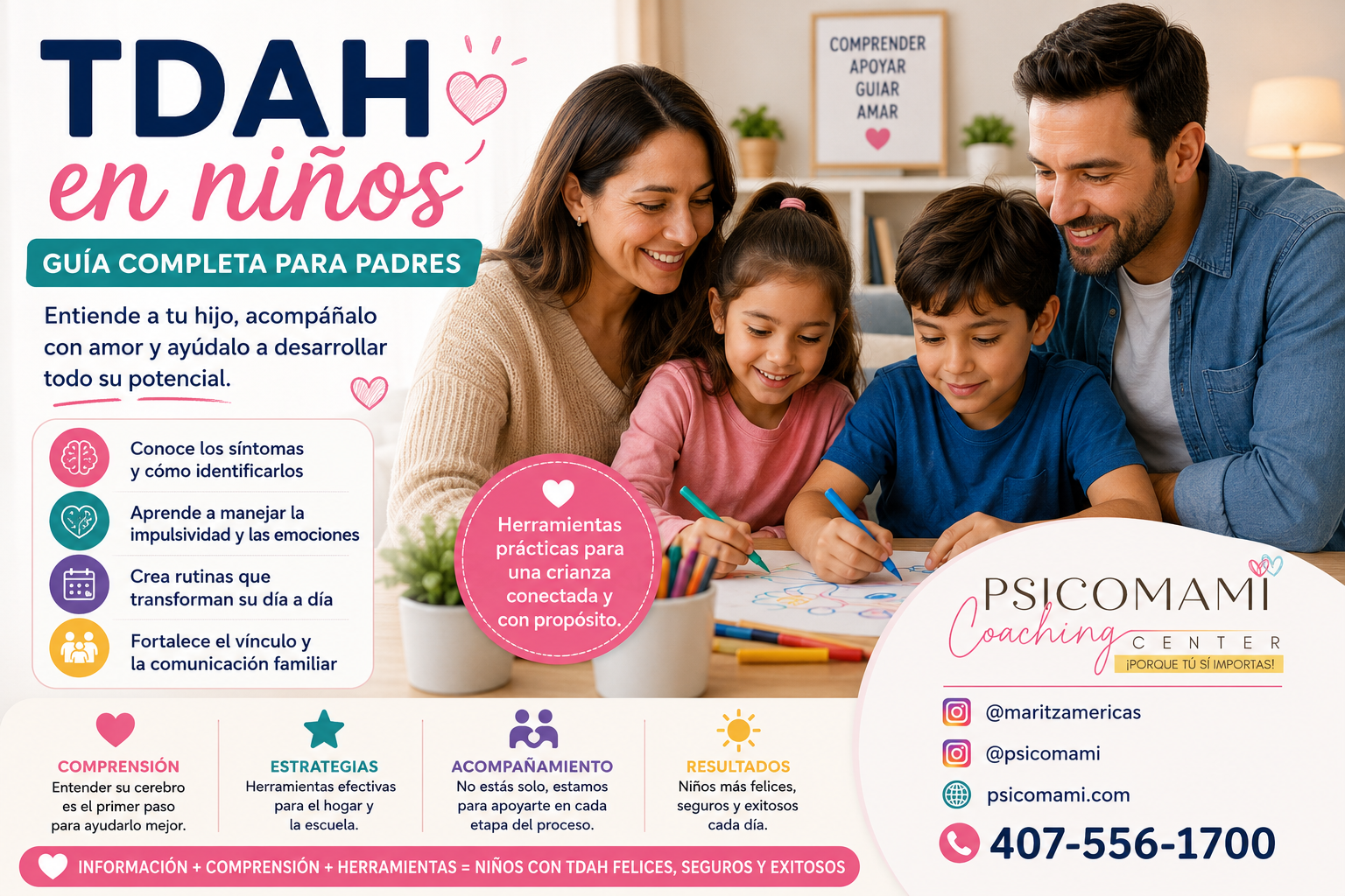 TDAH en niños: síntomas, rutinas y control emocional
